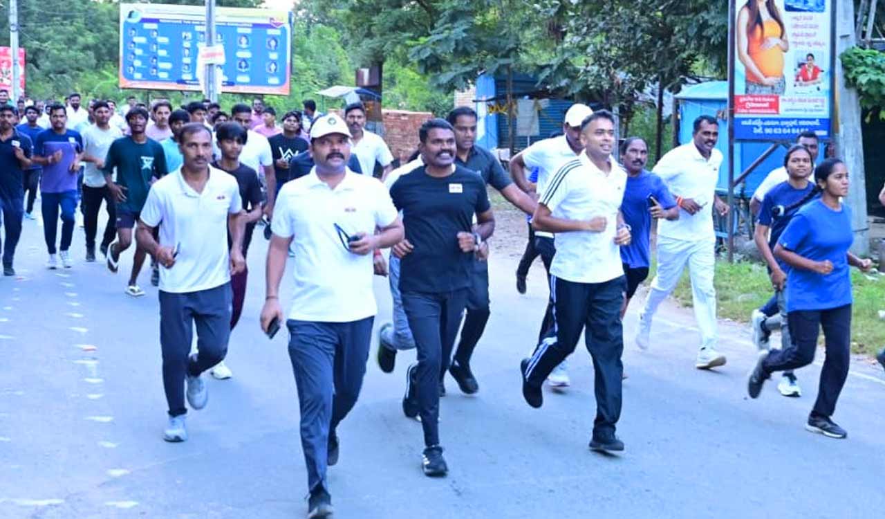 5K run organized to mark Police Commemoration Day in Adilabad