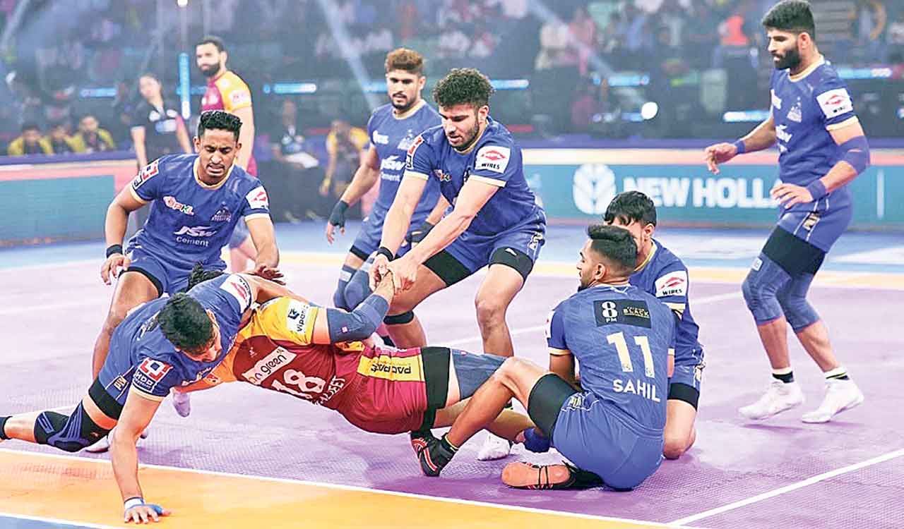 Haryana Steelers overpower Telugu Titans in Pro Kabaddi League