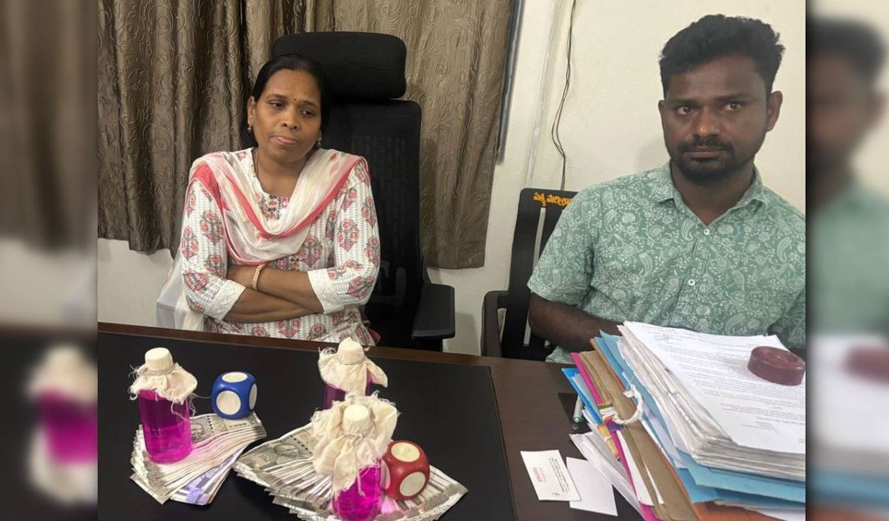 Warangal district fisheries officer, field officer in ACB net