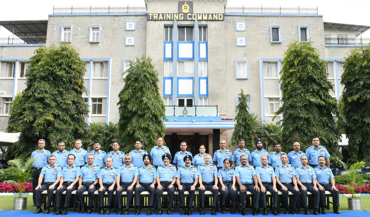 Air Force Academy Dundigal receives Pride of Training Command trophy