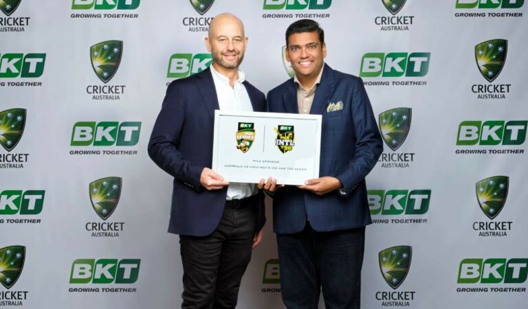BKT named Title Sponsor for Australia-India Men’s ODI and T20 International Series