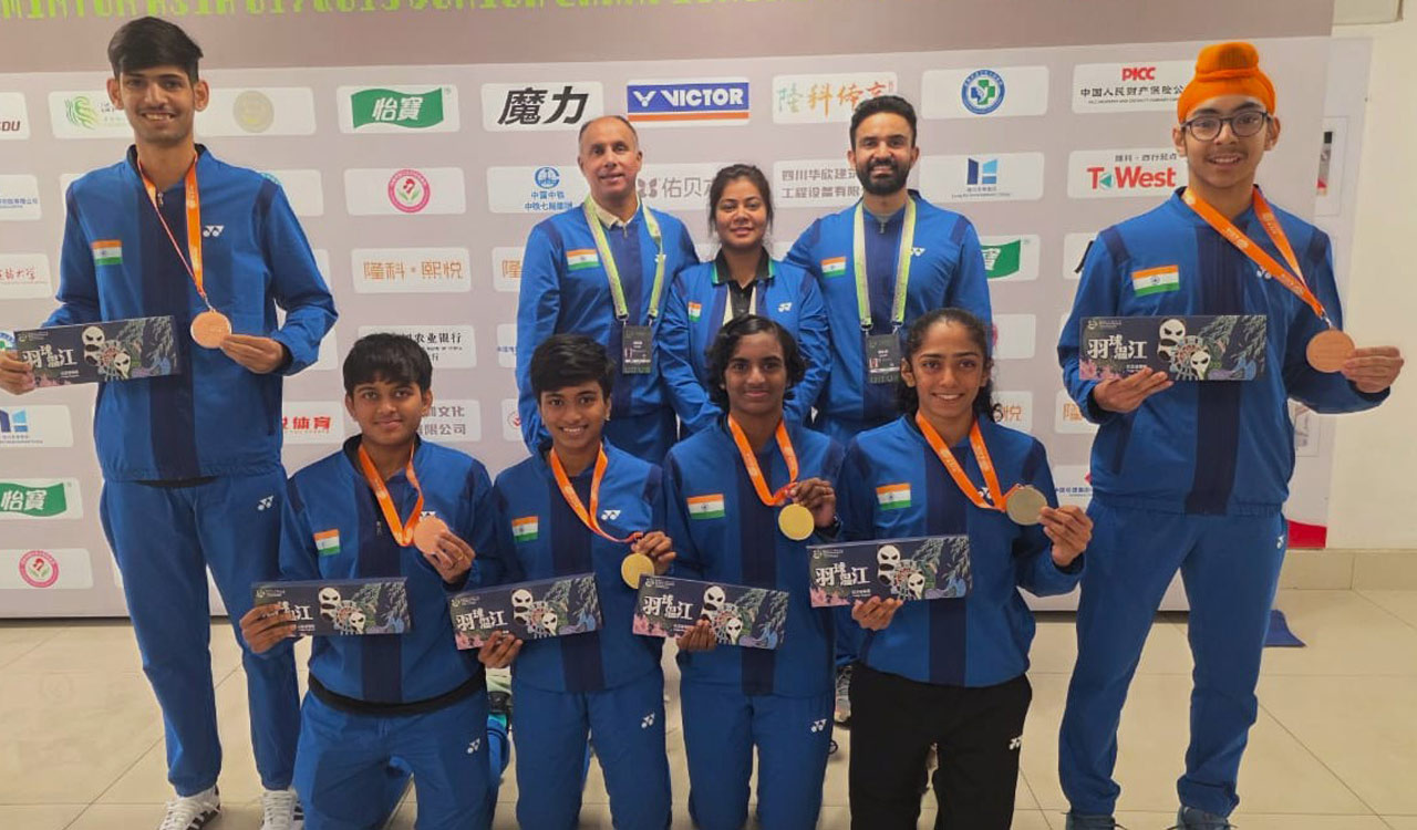 India shines with two golds at Badminton Asia Under-17 & Under-15 Championships 2025