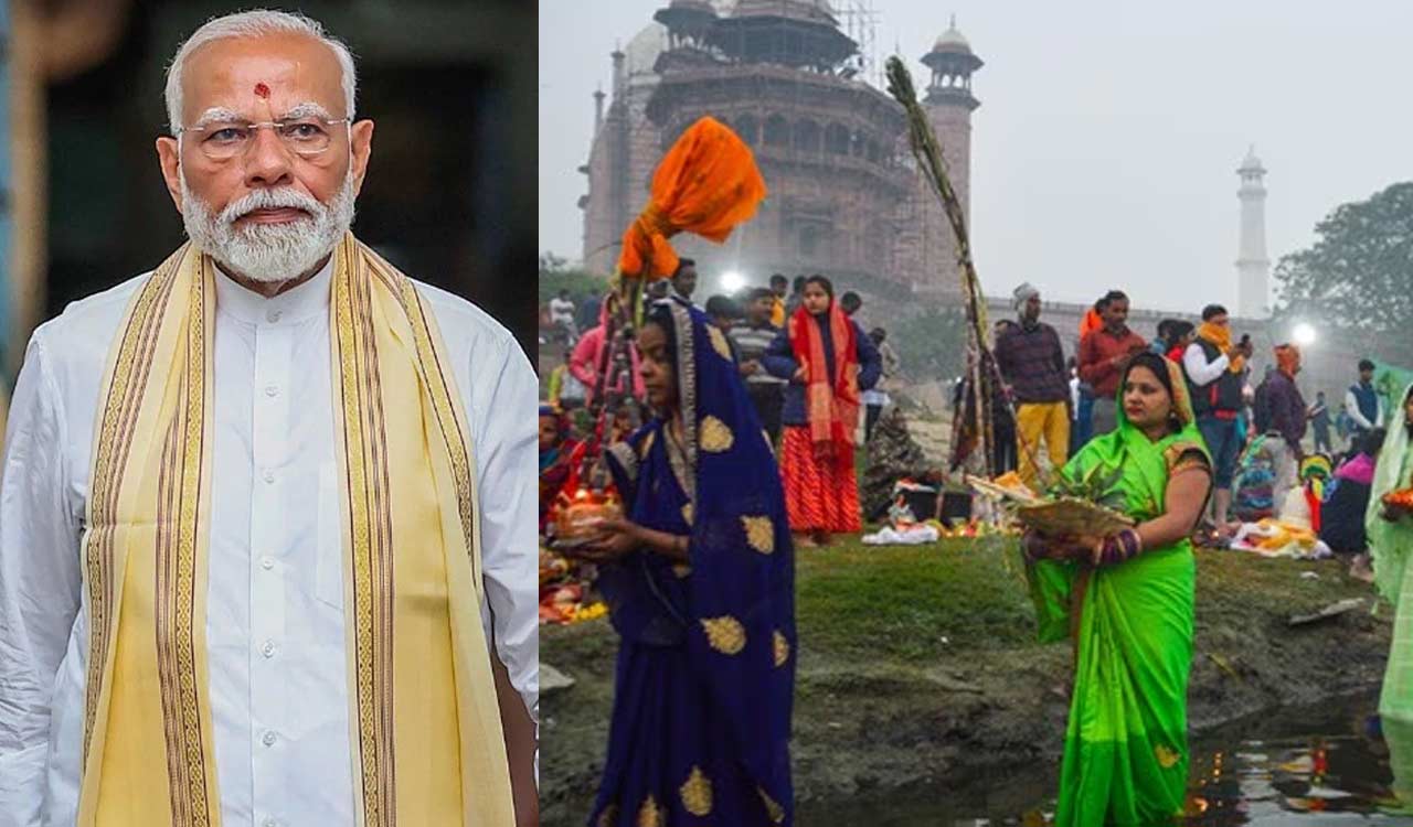 PM Modi urges people to share Chhath Puja songs ahead of festivities