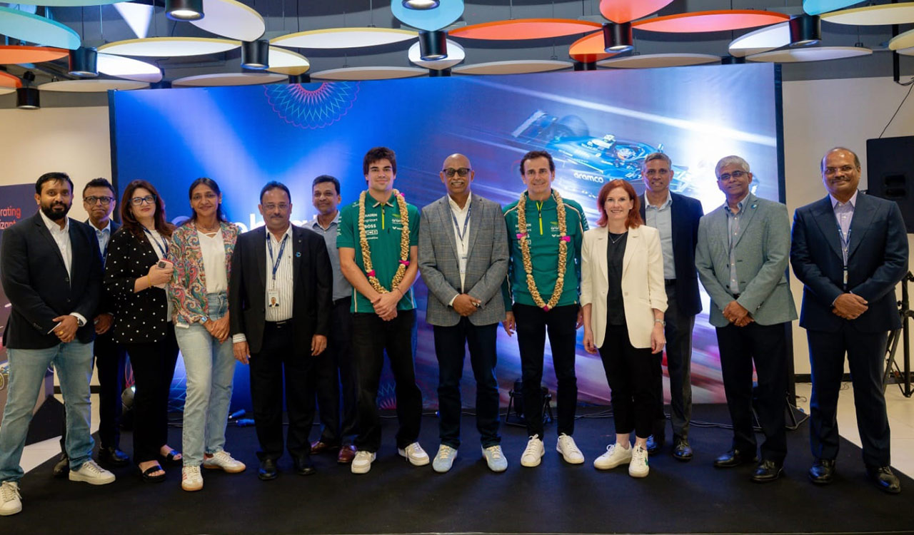 Cognizant Hosts Aston Martin F1 Drivers at Hyderabad GAR Campus