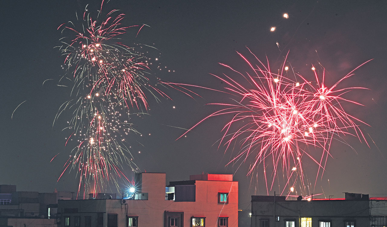 Noise, air pollution levels spike in Hyderabad on Diwali day