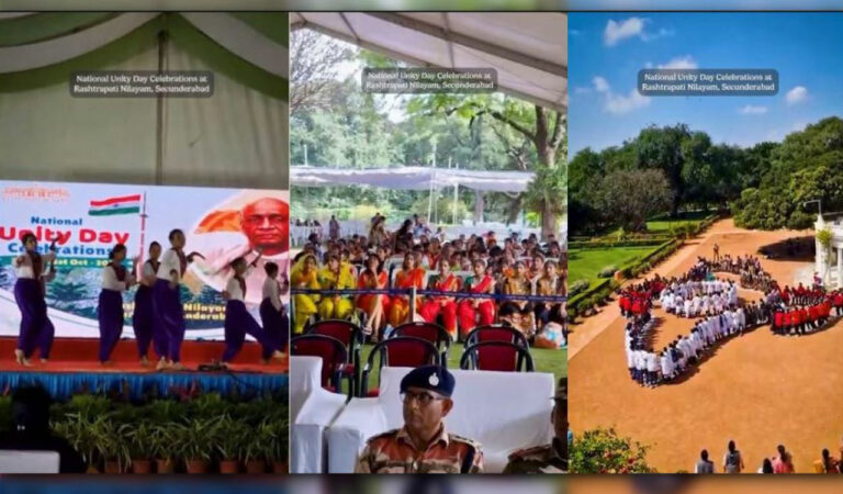 Rashtrapati Nilayam celebrates National Unity Day