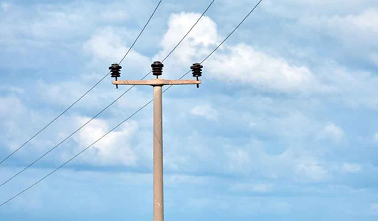 Man climbs high-tension pole after quarrel with wives at Mailardevpally