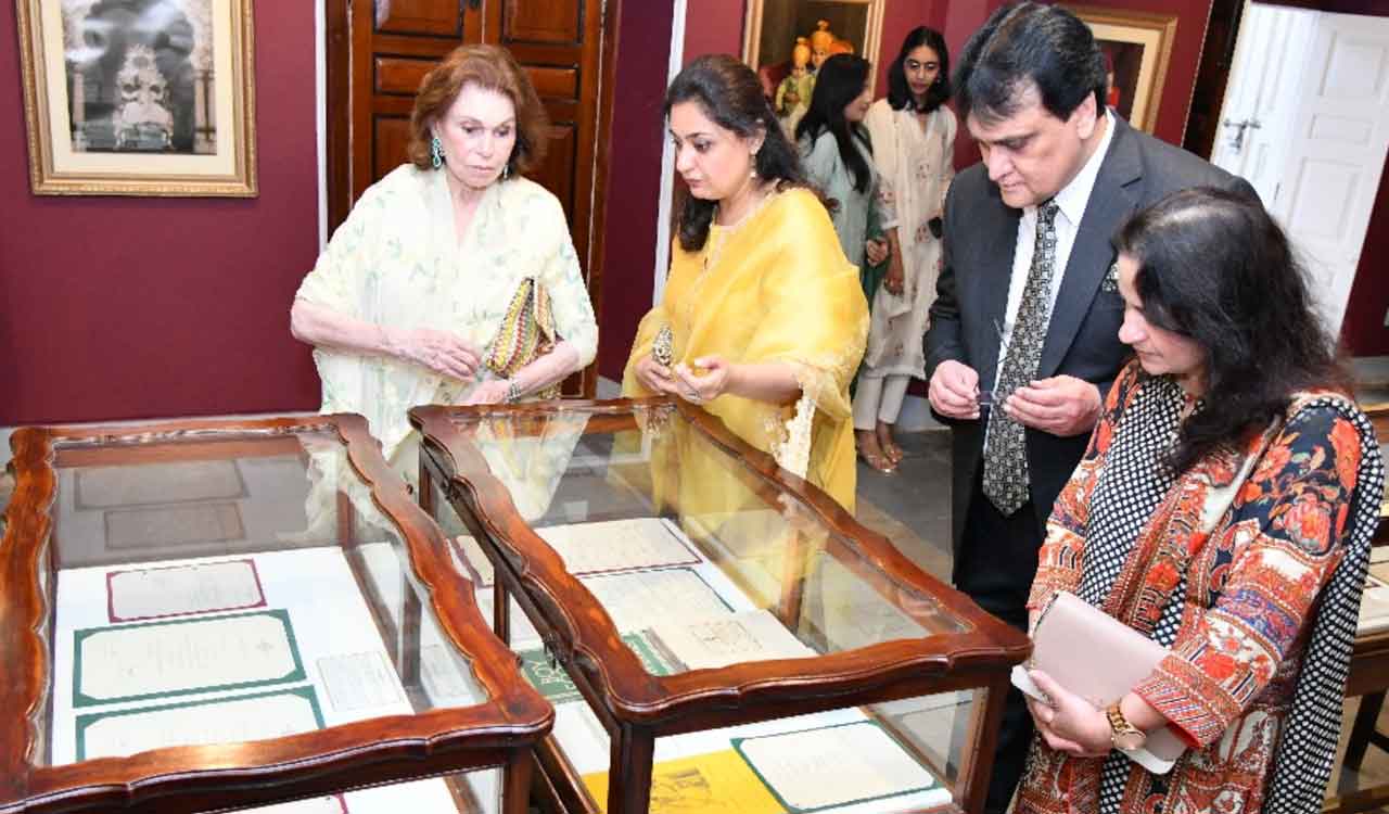 Exhibition of rare unseen photographs of Nawab Mukarram Jah Bahadur opens at Chowmahalla Palace
