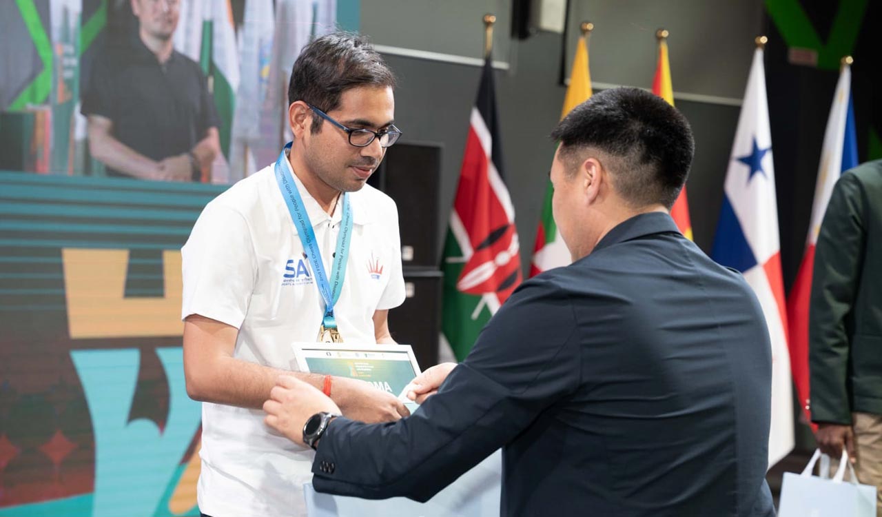 Kishan Gangolli wins historic gold at FIDE Chess Olympiad for People with disabilities