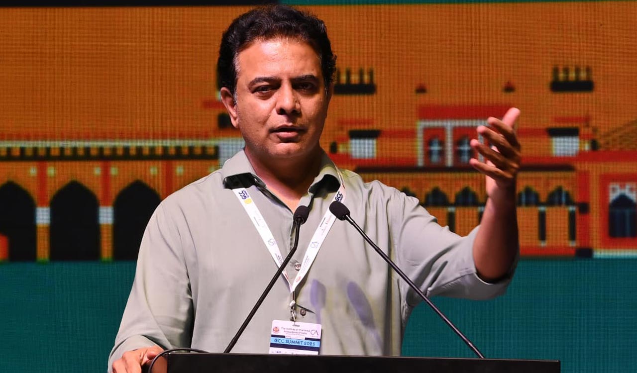In government or not, BRS always strives for Telangana’s growth, says KTR at GCC Summit