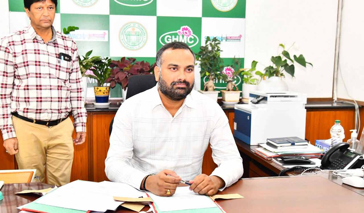 Election officer R V Karnan reviews poll arrangements for Jubilee Hills by-election