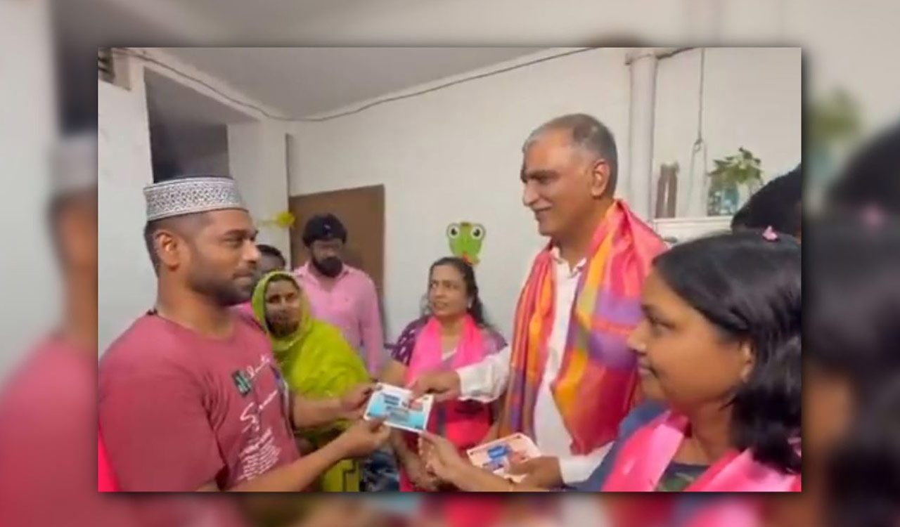 Harish Rao urges voters to punish Congress in Jubilee Hills bypoll