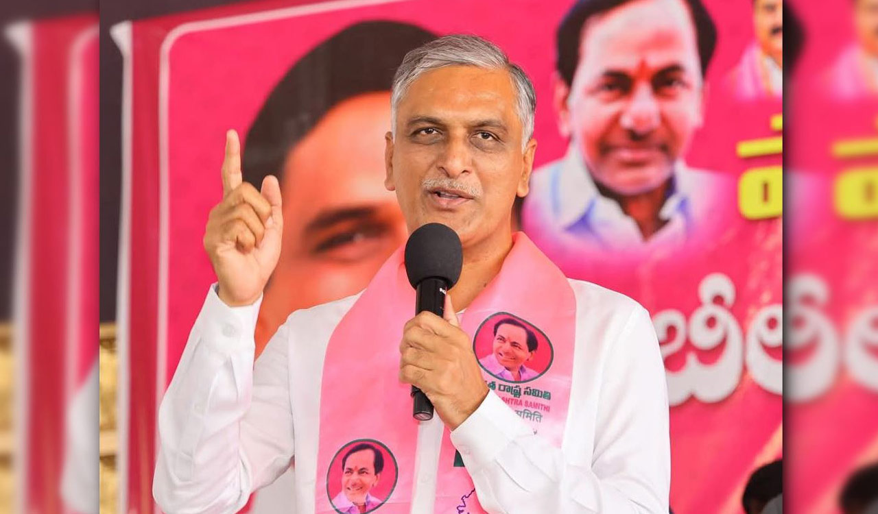Harish Rao challenges BJP leaders on paddy MSP disparity in Telangana