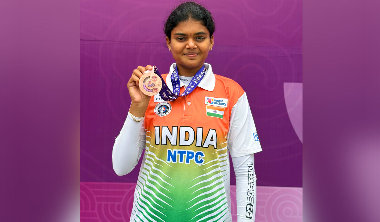 Jyothi Surekha Vennam wins historic bronze at Archery World Cup Final in Nanjing