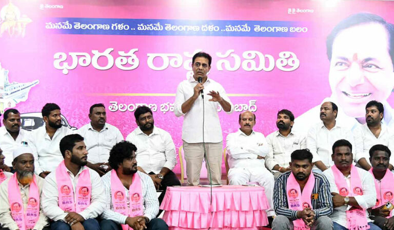 KT Rama Rao accuses Congress of turning Telangana into a mafia regime