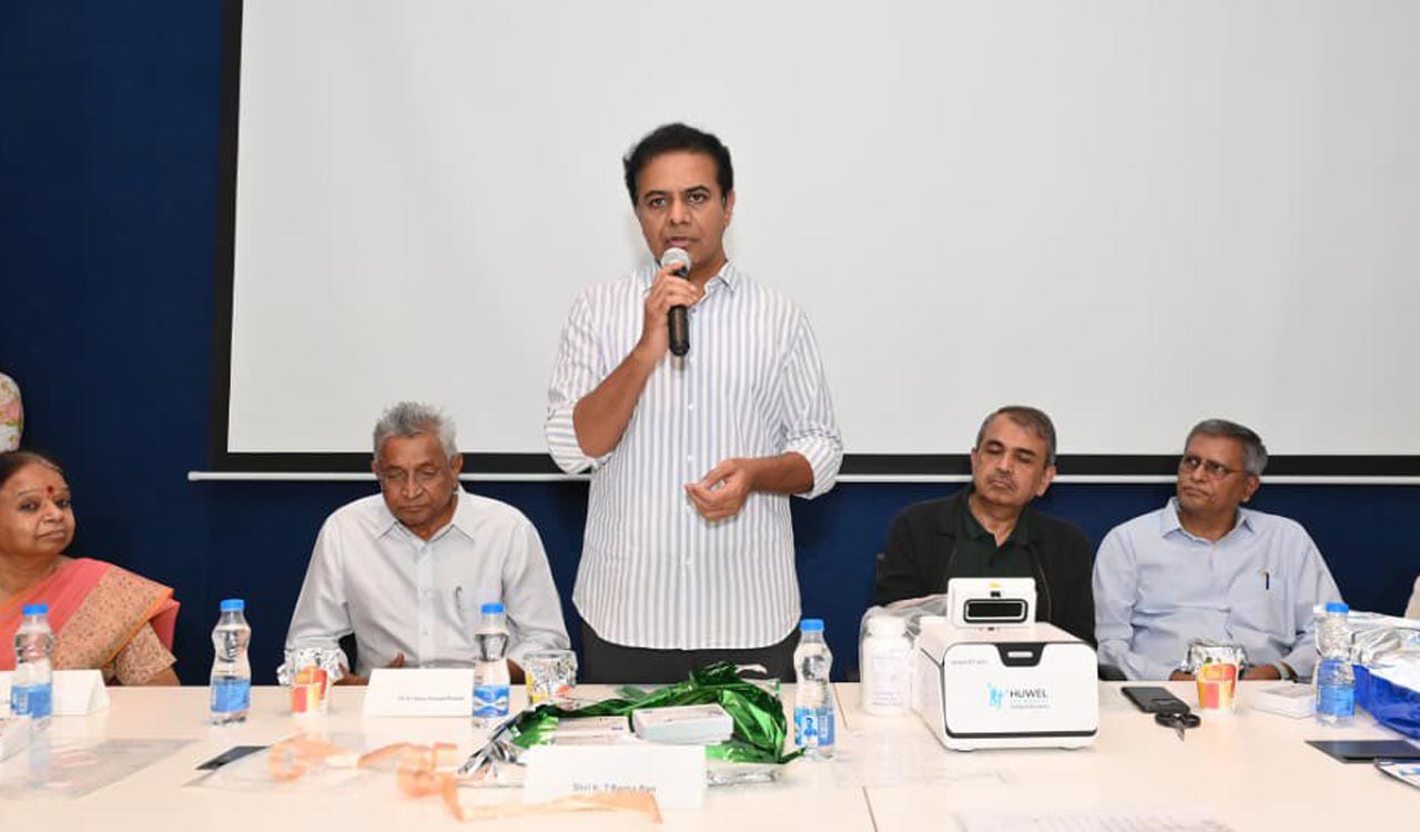 Research must benefit common man: KTR at Huwel lab launch