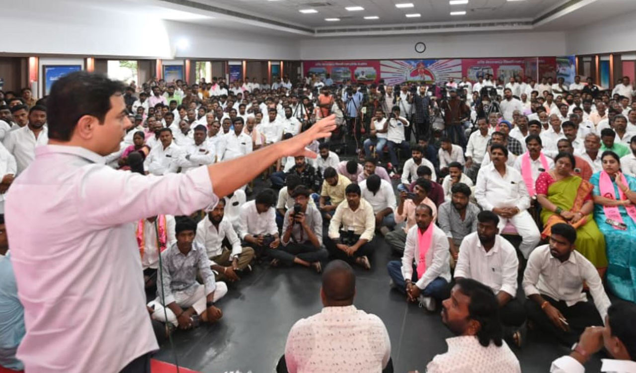 Homes of poor razed, Congress encroachments spared: KTR tears into Revanth govt