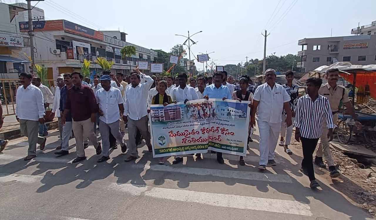 Villagers in Revanth Reddy’s constituency protest against relocation of colleges and schools