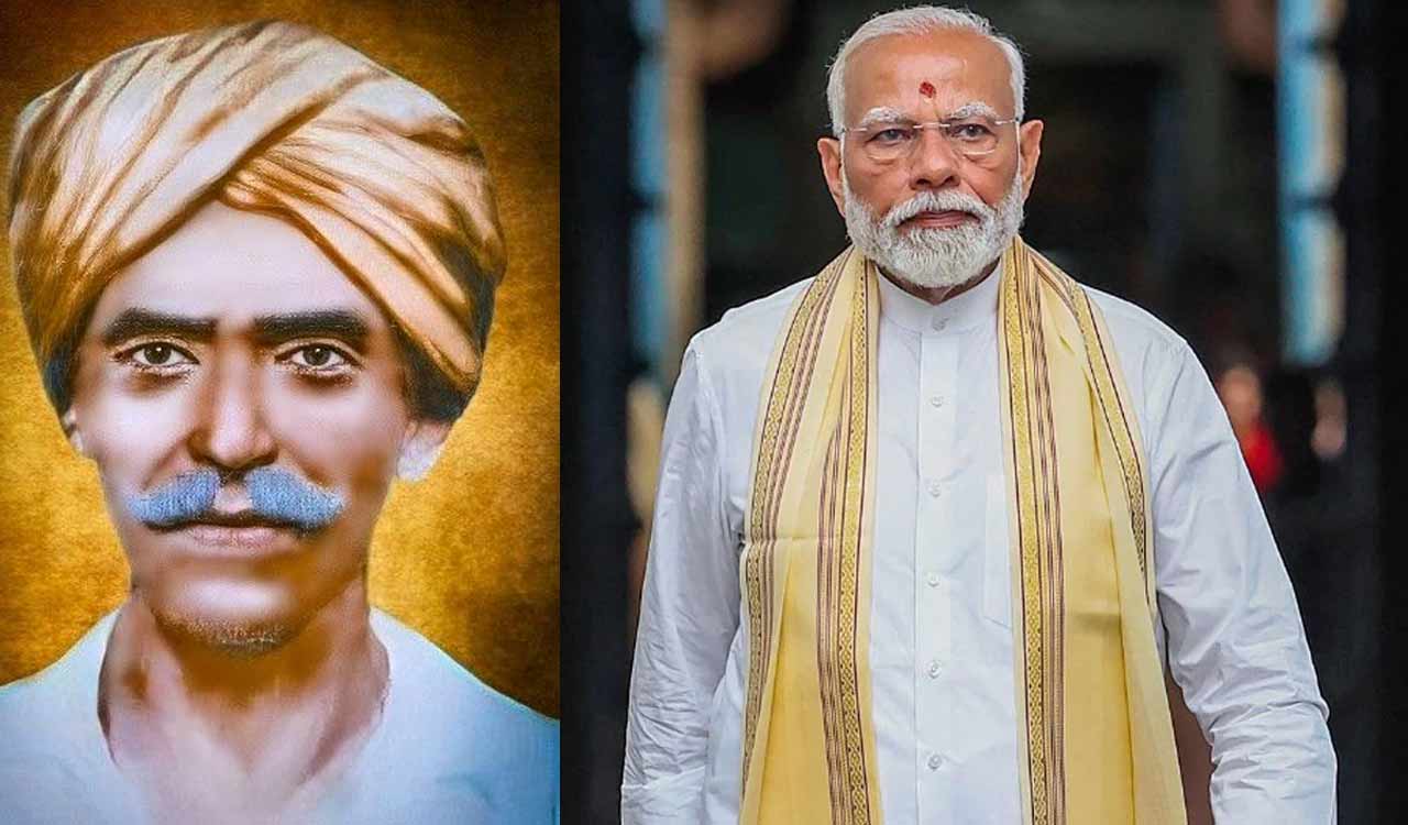 PM Modi pays tribute to Komaram Bheem, urges youth to emulate tribal icon’s courage