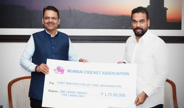 Mumbai Cricket Association Donates Rs 1.25 Crore to Support Maharashtra Farmers