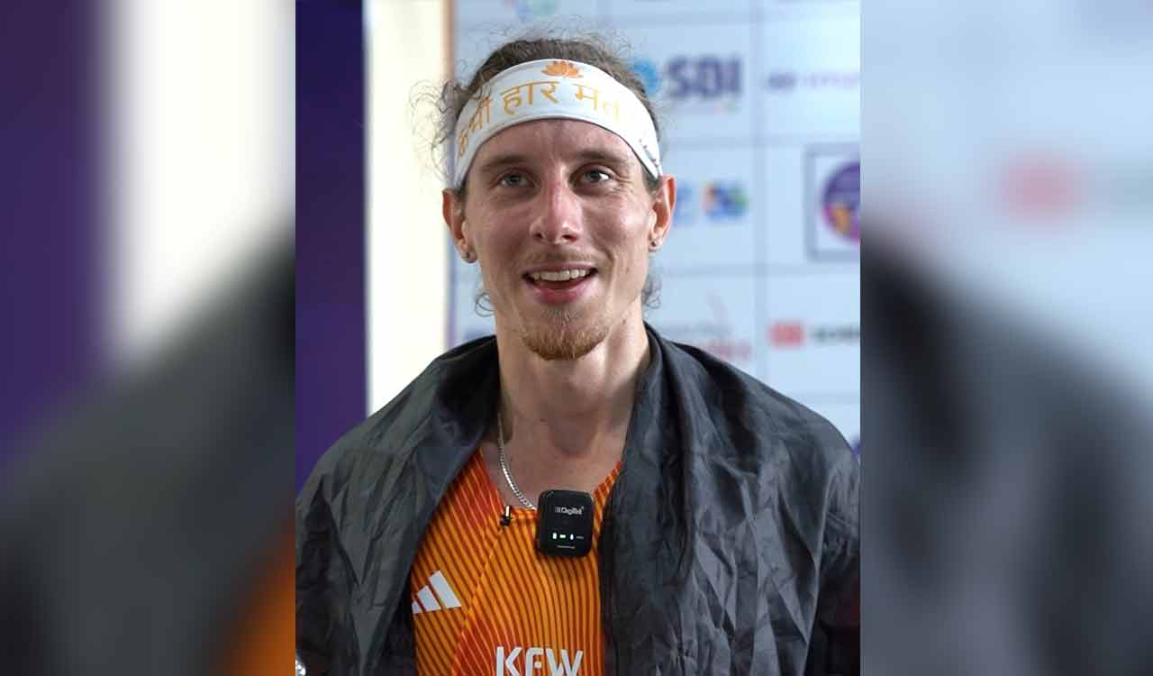 German para athletes Maximilian  ‘motto is ‘never give up’