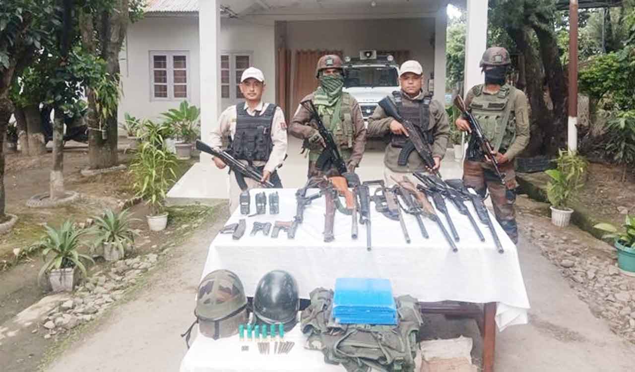 Seven militants arrested in Manipur; arms and drugs seized