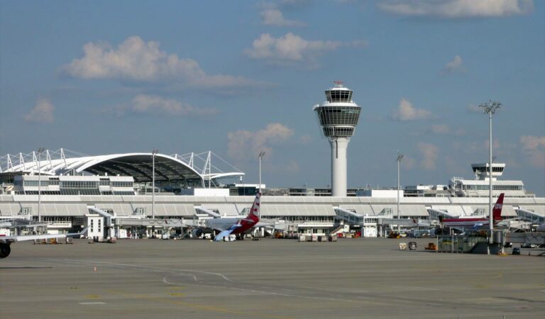 Germany's air traffic control restricted flights at the airport shortly after 10 pm and then halted them altogether