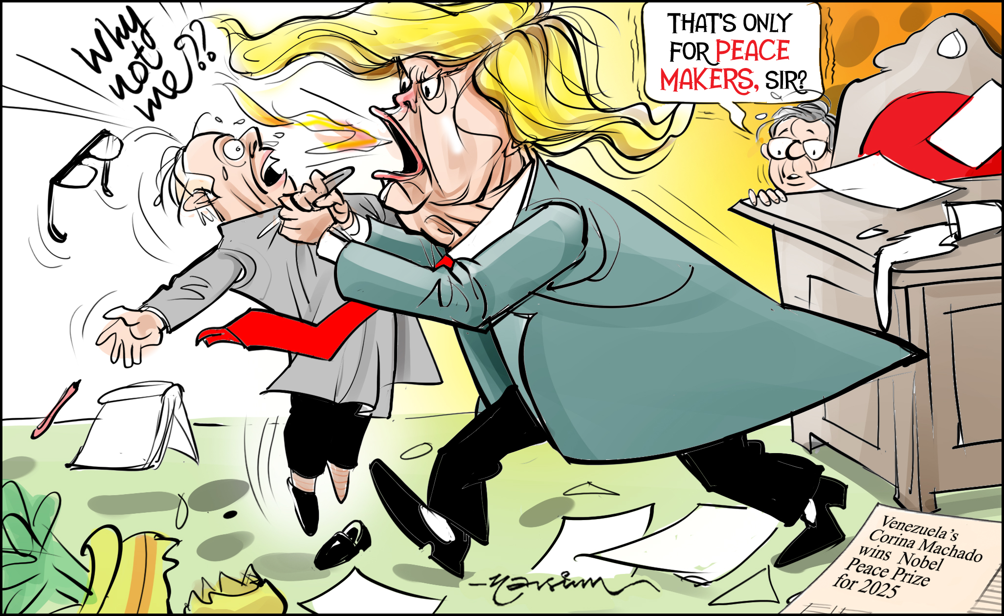 Cartoon Today on October 11, 2025