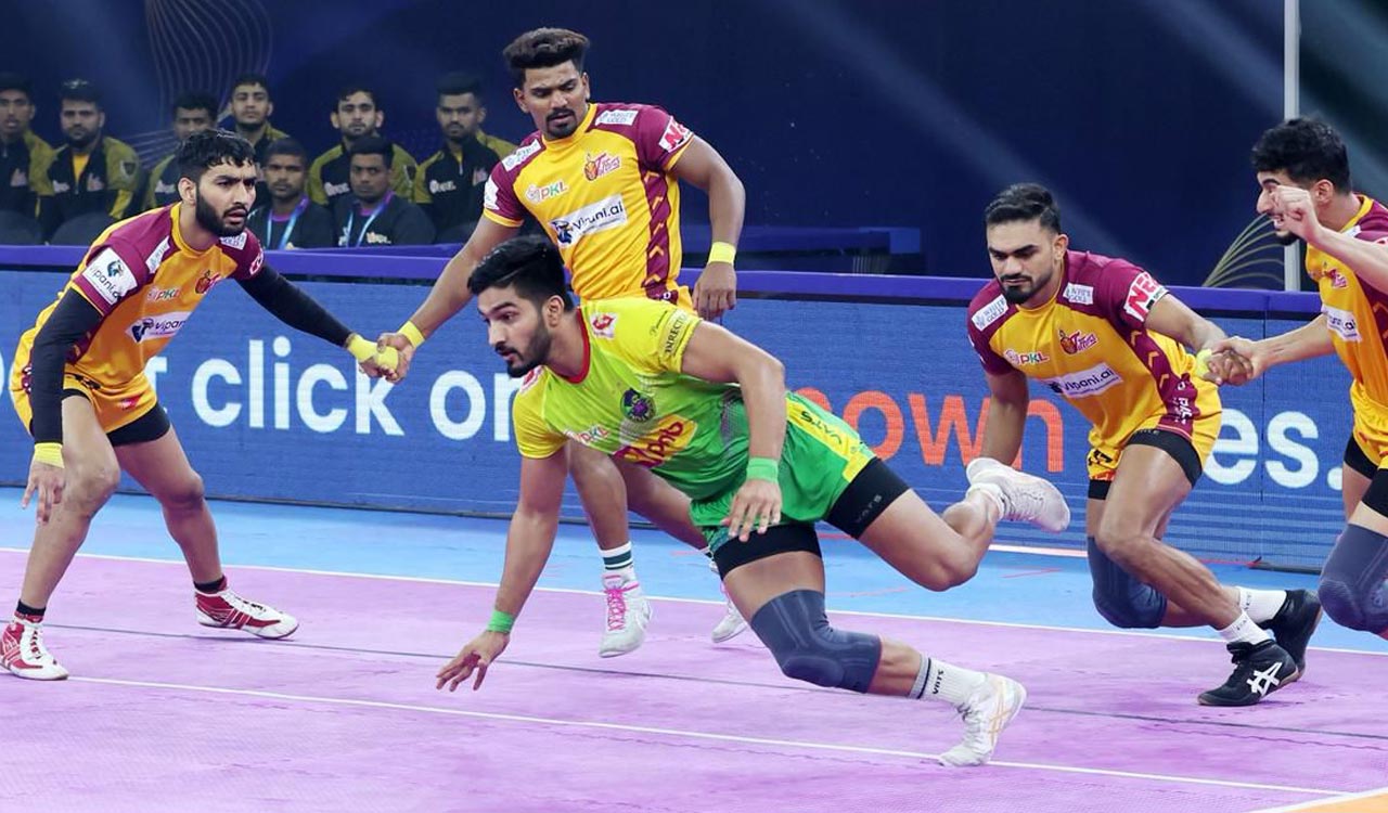 Telugu Titans edge out Patna Pirates 46-39, move closer to title in PKL Eliminator 3