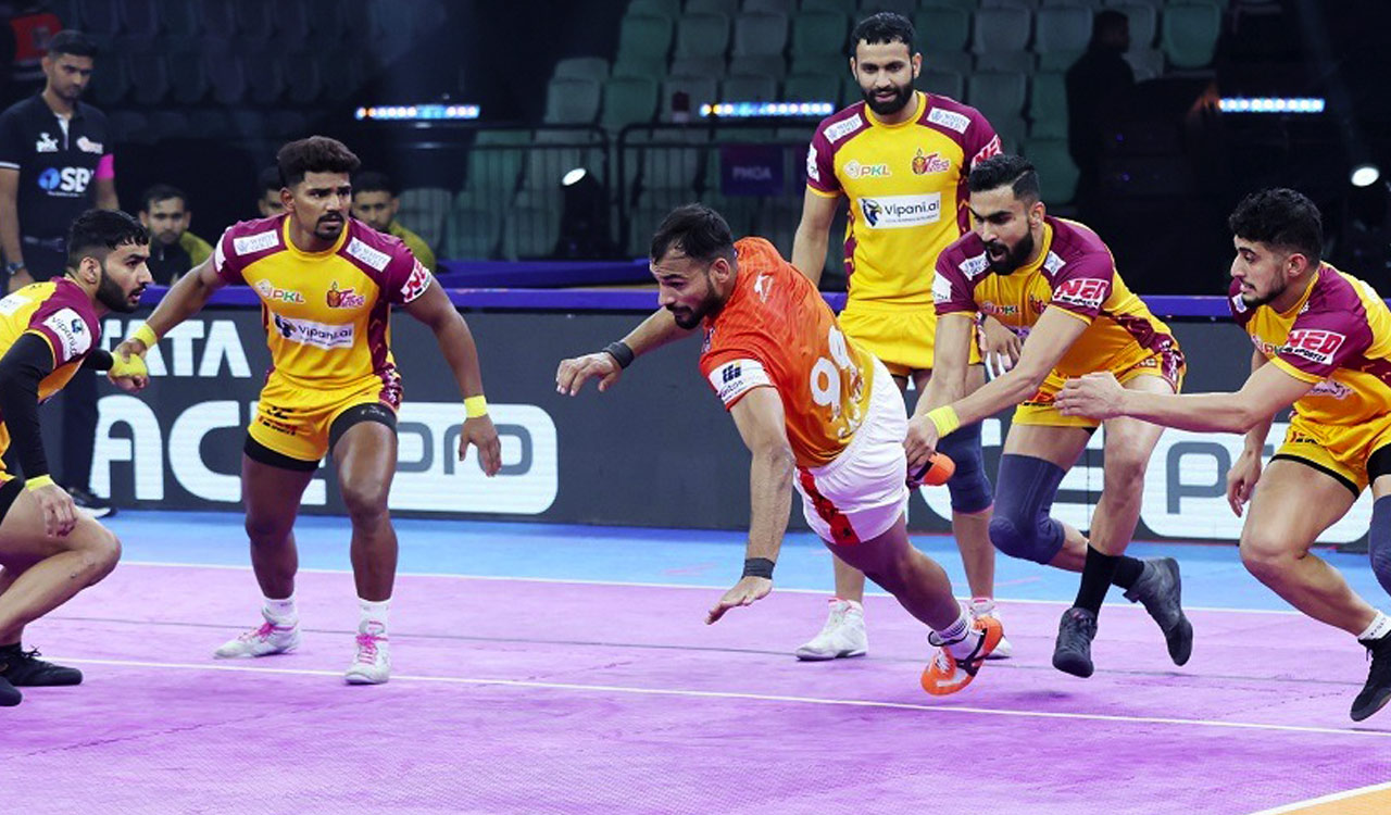 Telugu Titans beat Puneri Paltan 40-31 to confirm top-eight spot in PKL 12
