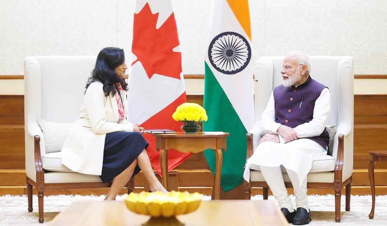 PM Modi meets Canadian FM Anita Anand, aims to boost India–Canada ties