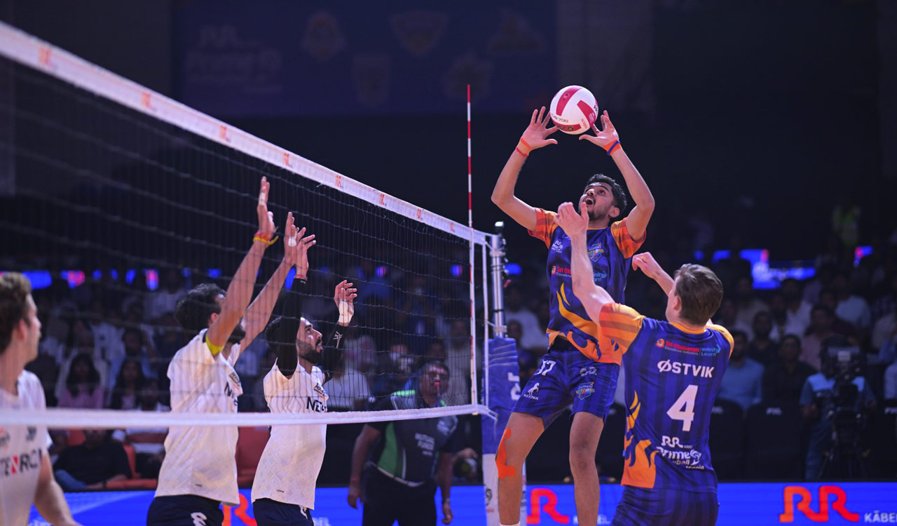 Mumbai Meteors beat Goa Guardians to enter RR Kabel Prime Volleyball League final