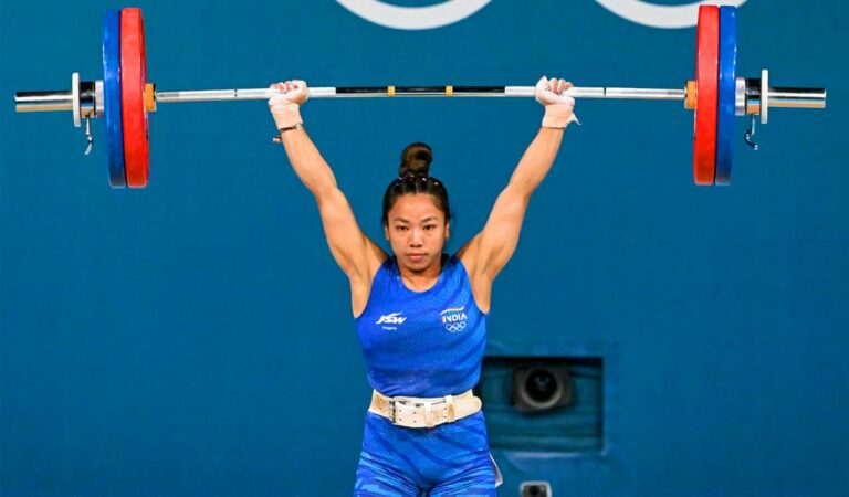 Mirabai Chanu wins silver in 49kg at World Weightlifting Championships