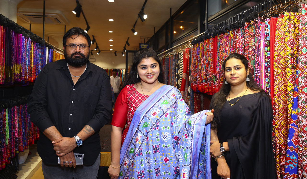 D Sons Patola Art Exhibition showcases traditional textiles in Hyderabad