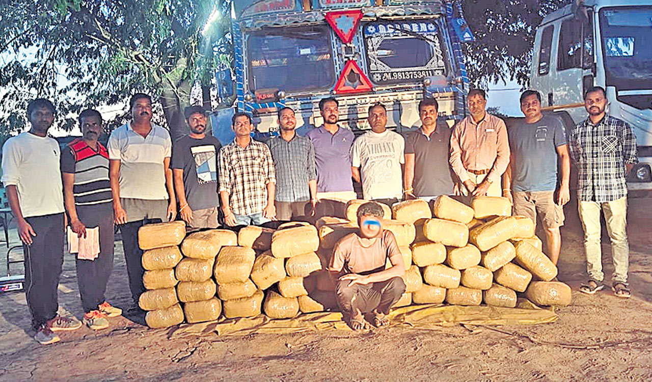 Telangana’s EAGLE force, Khammam Narcotics team seize 500 kg ganja in Jharkhand