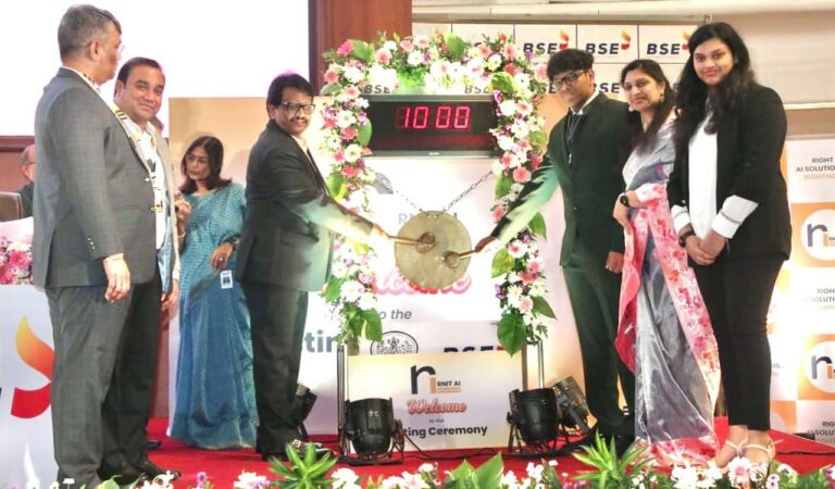 RNIT AI Solutions makes debut on Bombay Stock Exchange