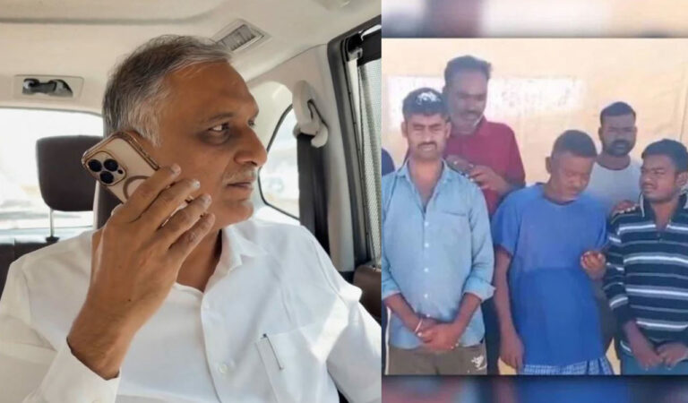 Harish Rao speaks to workers stranded in Jordan, promises help to bring them back