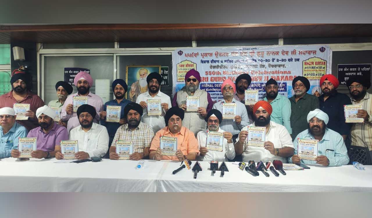 Five day celebrations for 556th birth anniversary of Guru Nanak from Nov 1 to 5