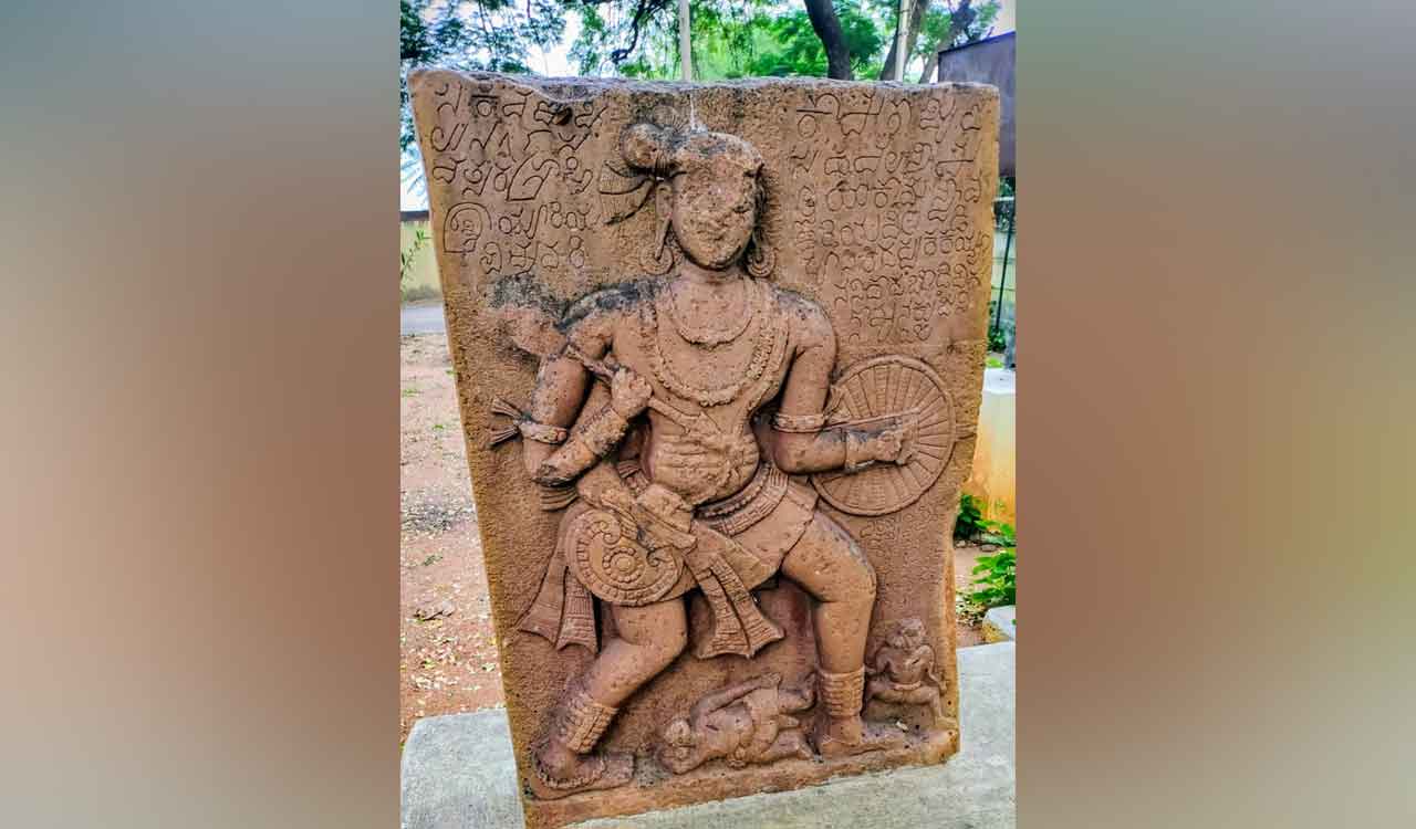 10th-century Hero Stone identified at Telangana Heritage Museum