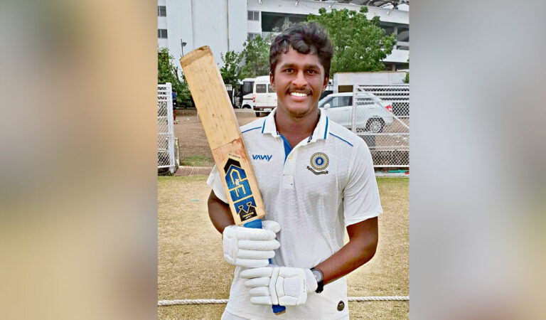 Andhra in strong position after Sai Sravan's century in CK Nayudu Trophy on day one