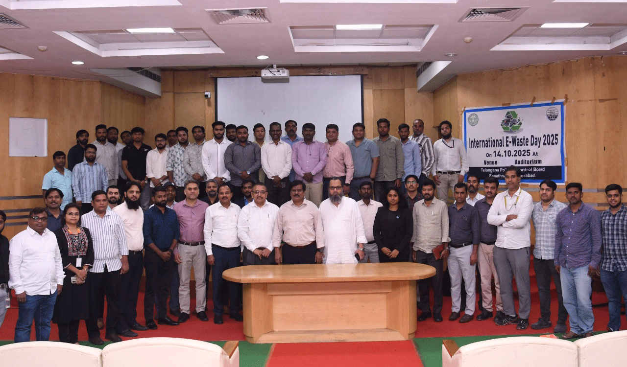 Telangana Pollution Control Board observes International E-Waste Day
