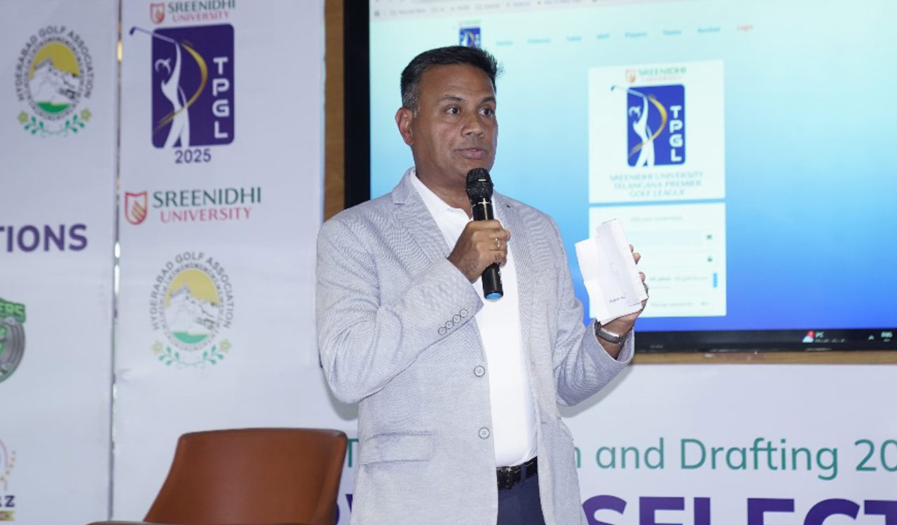 Hyderabad Golf Association holds TPGL 2025 players’ auction at Golconda