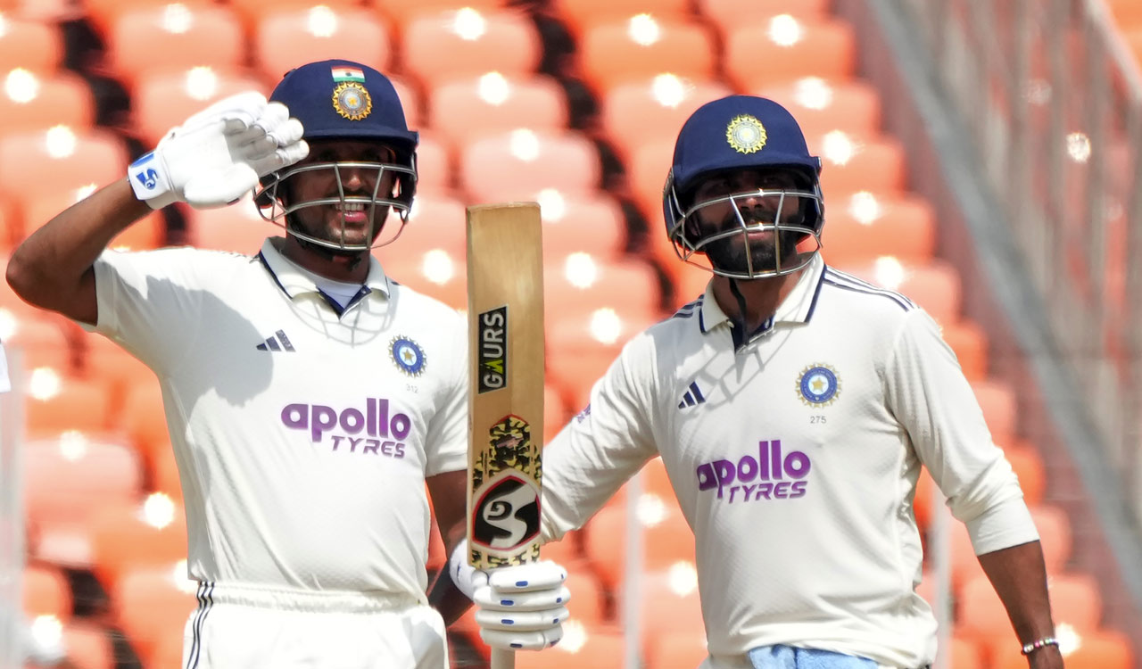 Rahul, Jurel and Jadeja hit centuries to put India in charge against West Indies