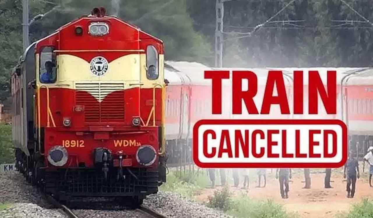 SCR announces train cancellations, diversions as Cyclone Montha intensifies