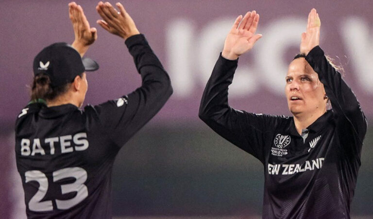 New Zealand beats Bangladesh by 100 runs in Women’s World Cup match in Guwahati