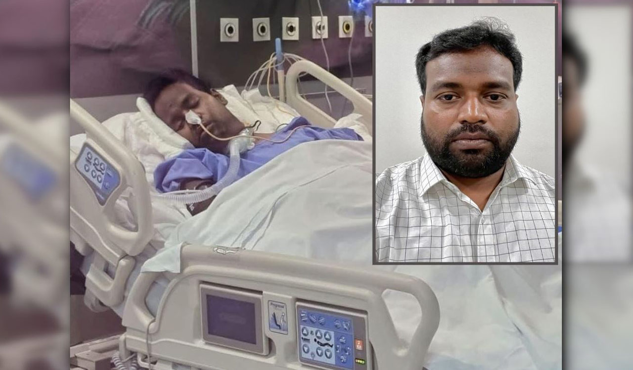 Karimnagar techie in coma flown back from Saudi Arabia to Hyderabad
