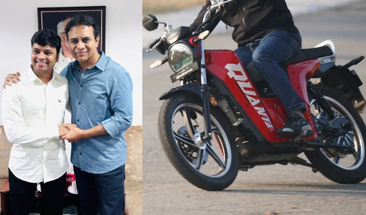 KTR hails Gravton Motors success journey from Sircilla to global markets