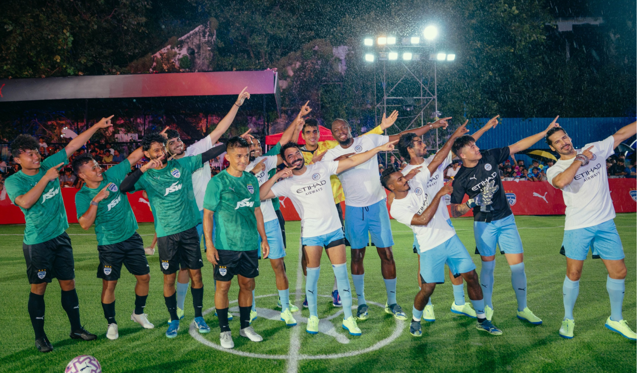 Usain Bolt brings energy to Mumbai in all-star football match with Indian players and Bollywood celebs