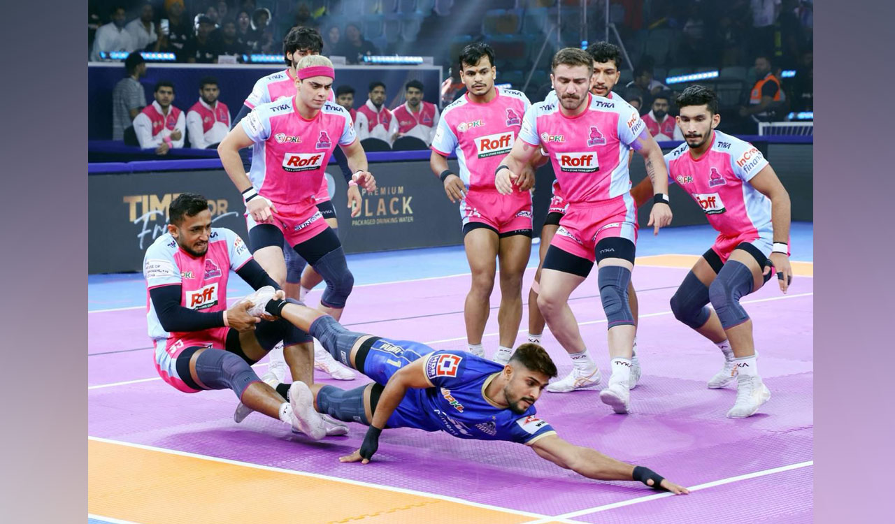 Jaipur Pink Panthers edge Haryana Steelers 30-27 in thrilling Play-in 1 clash