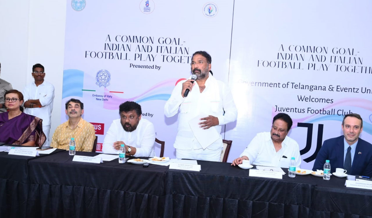 Telangana govt partners with Juventus to promote football excellence